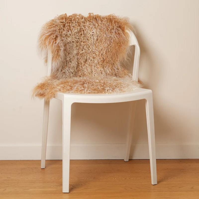 Home Lab Tibetan Lambskin Rug